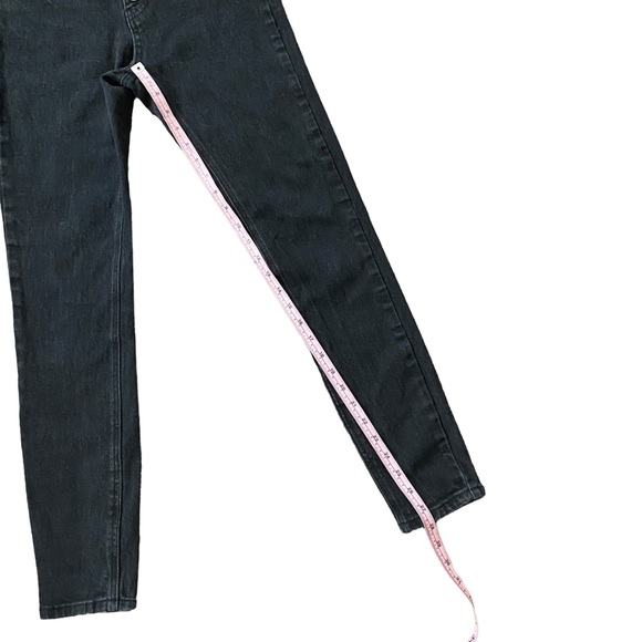 BP Exposed Button Fly High Rise Skinny Jeans in Black 27 - Picture 11 of 12